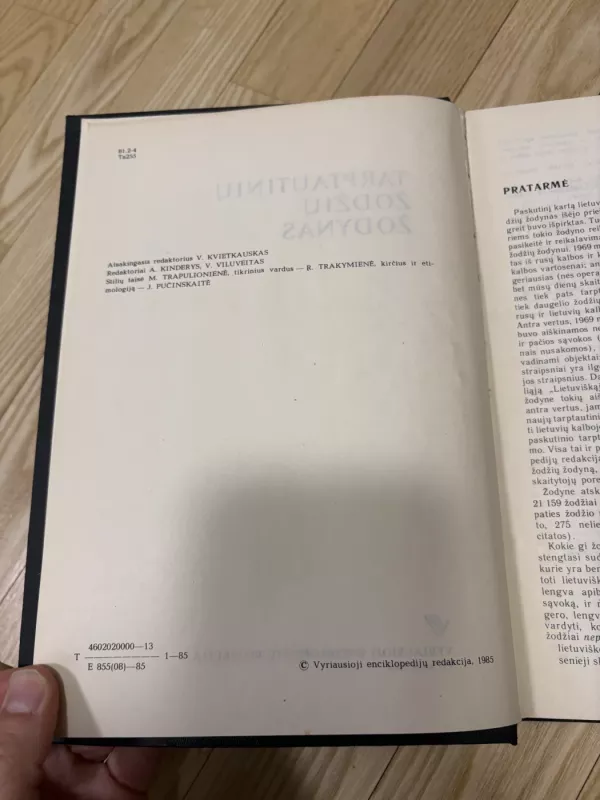 Tarptautinių žodžių žodynas - V. Kvietkauskas, knyga 3