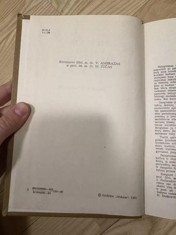 Lietuvių kalbos palyginimų žodynas - K. B. Vosylytė, knyga 3