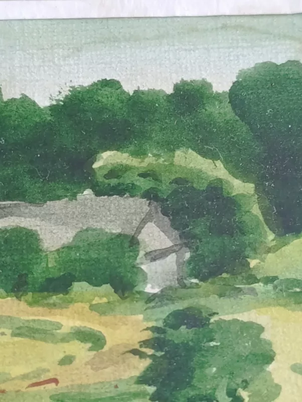 Akvarelė E. Končius 1999m - , namai ir interjeras 2