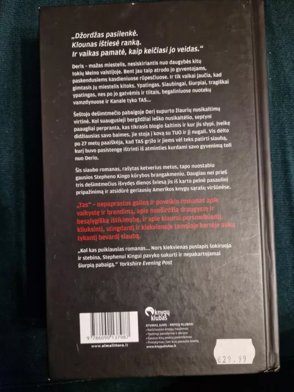 Tas - Stephen King, knyga 3