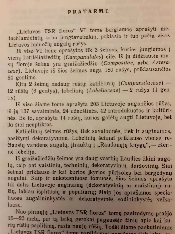 Lietuvos TSR flora (VI tomas) - Autorių Kolektyvas, knyga 3