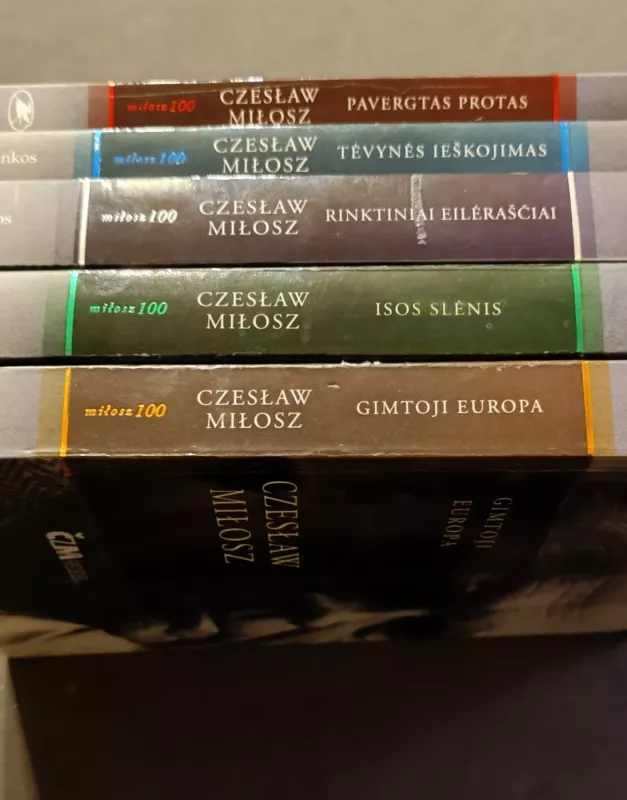 KOMPLEKTAS. Isos slėnis, Gimtoji Europa, Rinktiniai eilėraščiai, Tėvynės ieškojimas, Pavergtas protas - Czeslaw Milosz, knyga 3