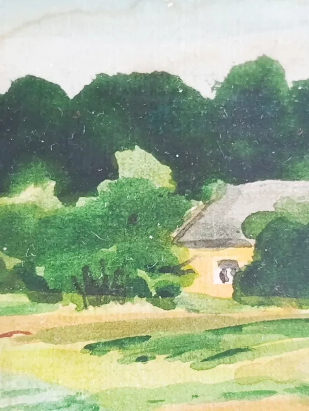 Akvarelė E. Končius 1999m - , namai ir interjeras 3