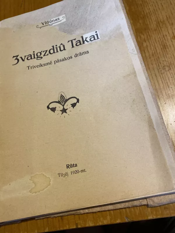 Zvaigzdiu Takai -   Vydūnas, knyga 2