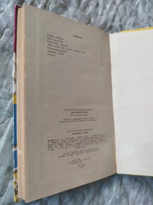 Jaunasis vadas - Lizelotė Velskopf-Henrich, knyga 5