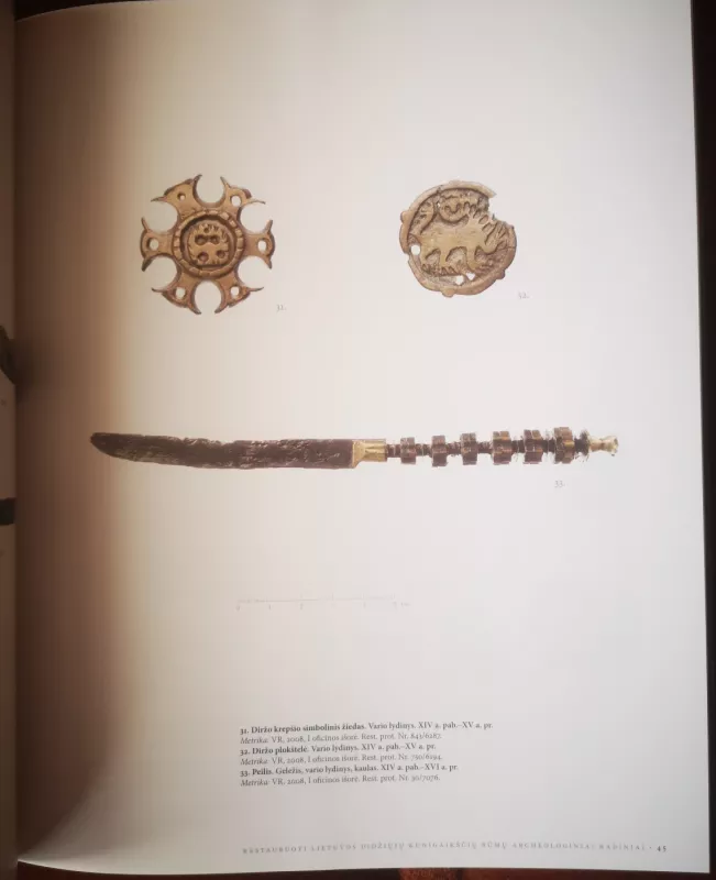 Tarp kasdienybės ir prabangos.  Restauruoti Lietuvos didžiųjų kunigaikščių rūmų archeologiniai radiniai - Arūnas Puškorius, knyga 4