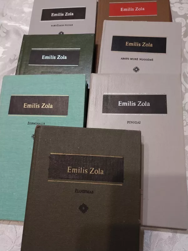 Zola knygų rinkinys - Emilis Zola, knyga 5