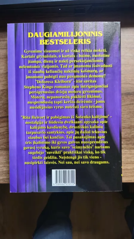 Doloresa Kleiborn - Stephen King, knyga 3