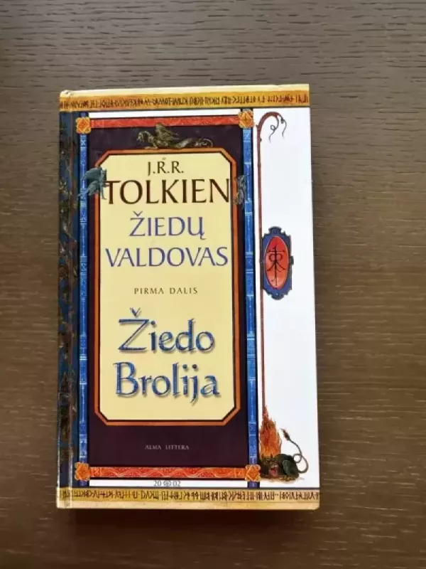 Žiedų valdovas (1 knyga). Žiedo brolija - J. R. R. Tolkien, knyga 2