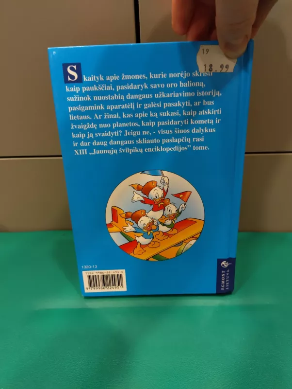 Jaunųjų švilpikų enciklopedija 13. Aukštyn į dangų - Walt Disney, knyga 4