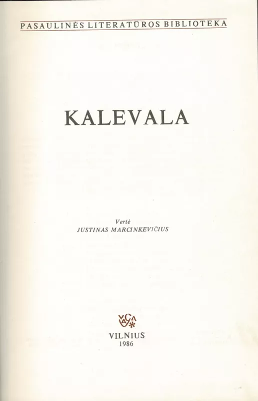 Kalevala - Autorių Kolektyvas, knyga 3