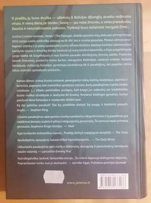 Perėja - Justin Cronin, knyga 3