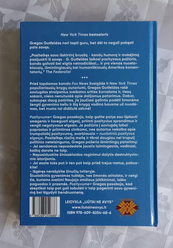 Pozityvumas + - GREG GUTFELD, knyga 3
