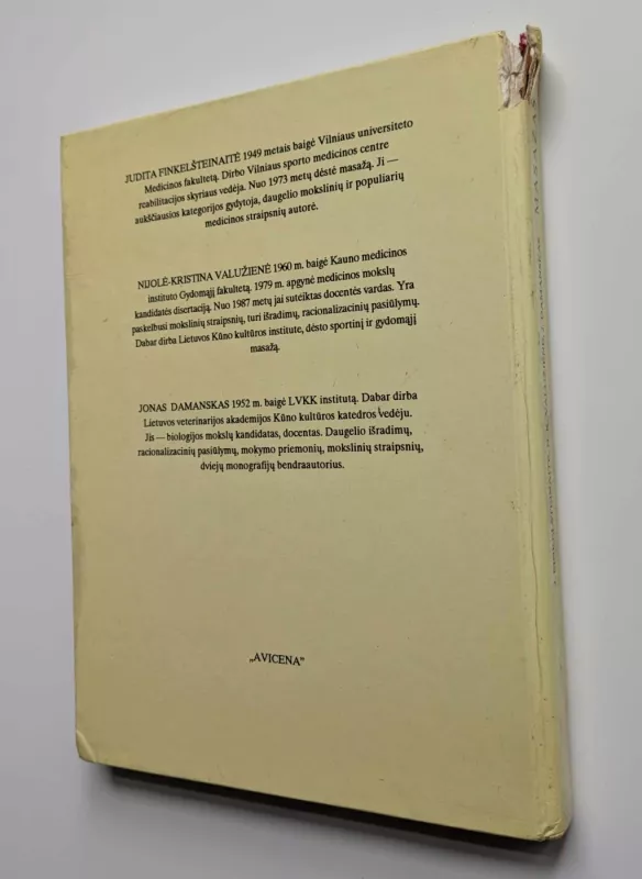 Masažas 1995 - J. Finkelšteinaitė, knyga 4