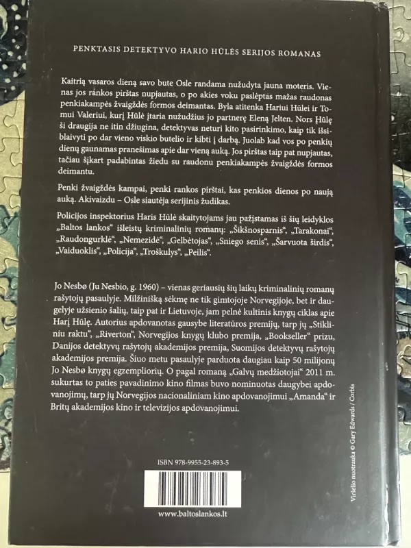 Pentagrama - Jo Nesbo, knyga 3