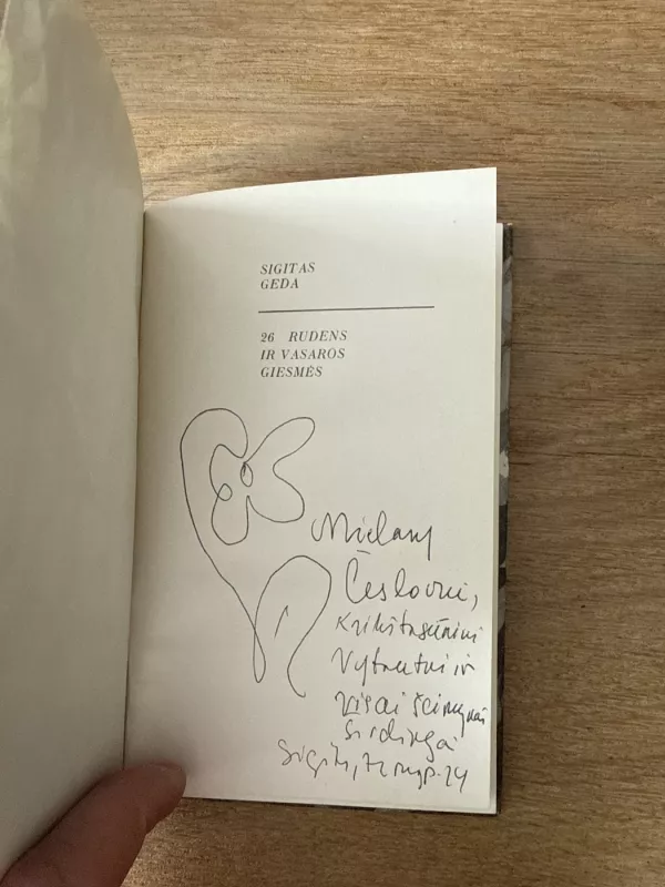 26 rudens ir vasaros giesmės - Sigitas Geda, knyga 3