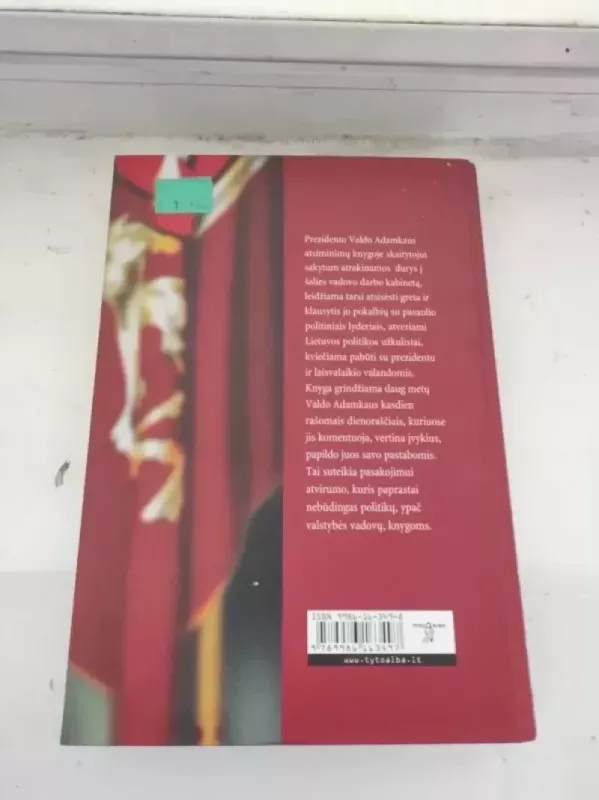 Be nutylėjimų - Valdas Adamkus, knyga 3