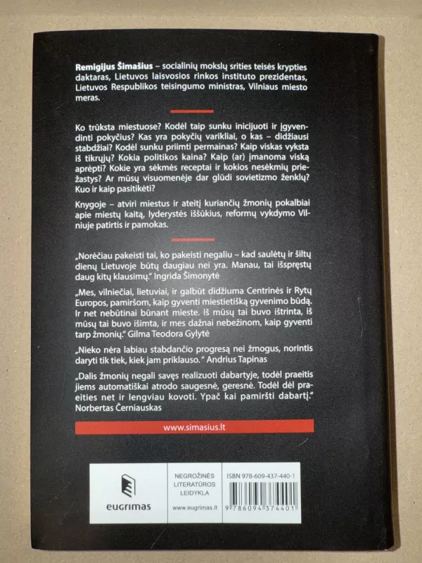 Miestas ir meras - Remigijus Šimašius, knyga 3