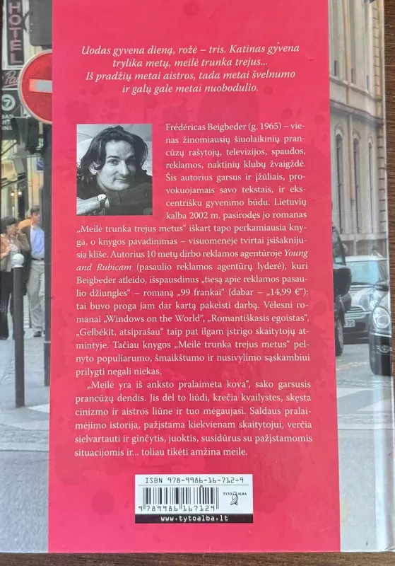 Meilė trunka trejus metus - Frederic Beigbeder, knyga 3