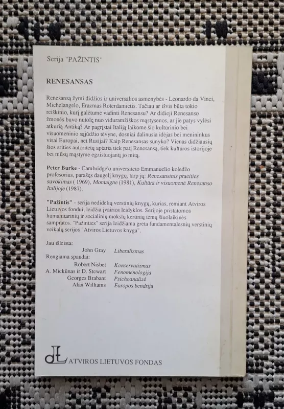 Renesansas - Peter Burke, knyga 3