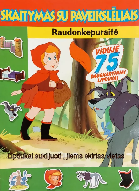 Raudonkepuraitė: skaitymas su paveikslėliais - Autorių Kolektyvas, knyga 3