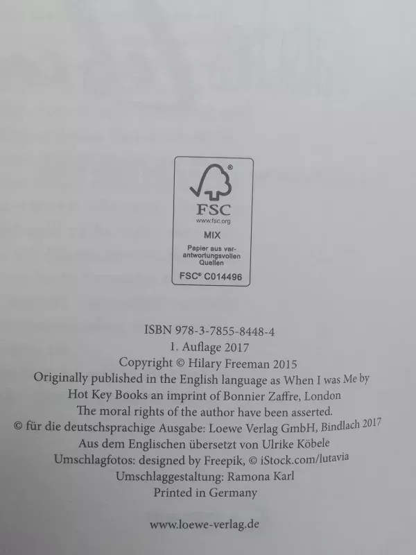 Mein schönes falsches Leben - Hilary Freeman, knyga 6