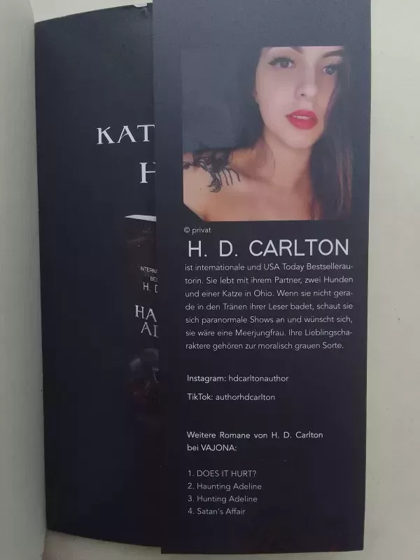 Haunting Adeline (vokiečių kalba) - H.D. Carlton, knyga 5