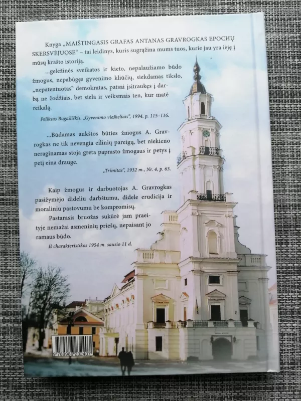 Maištingasis grafas Antanas Gravrogkas epochų skersvėjuose - Juozas Stražnickas, knyga 3