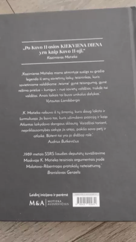 Kazimieras Motieka – advokatas ir Lietuvos byloje - Jūratė Mičiulienė, knyga 3