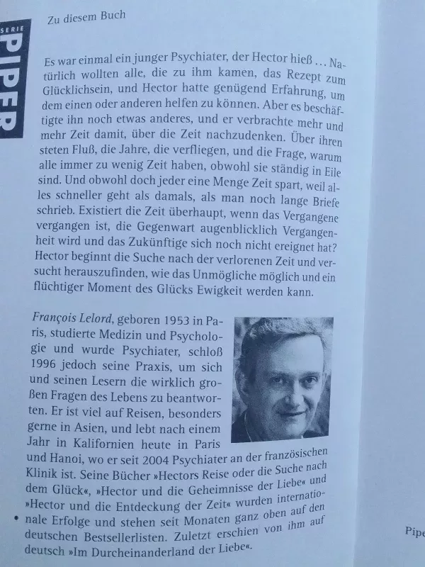 Hector und die Entdeckung der Zeit - Francois Lelord, knyga 3