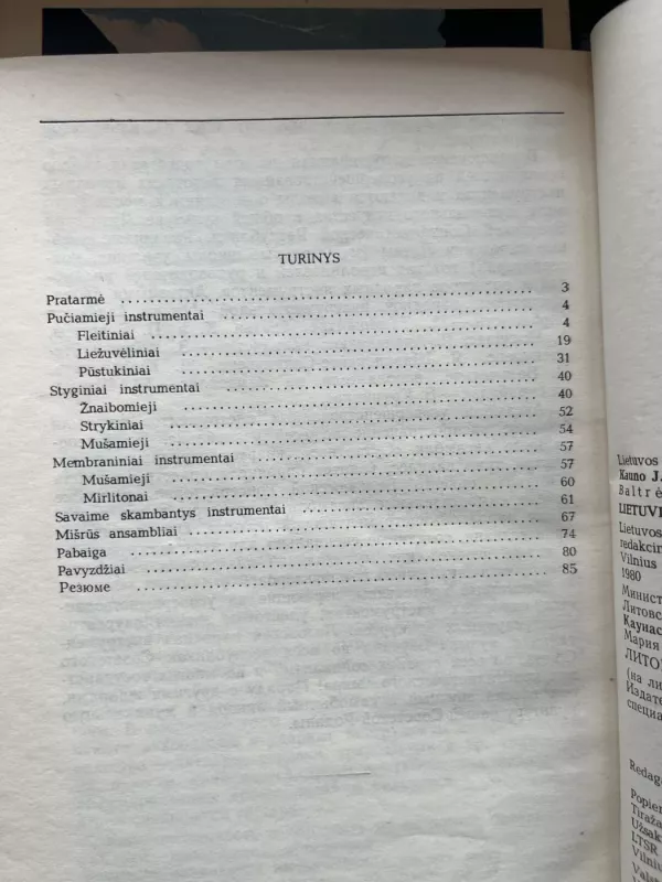 Lietuvių liaudies muzikos instrumentai (1,2 dalys) - Marija Baltrėnienė, knyga 4