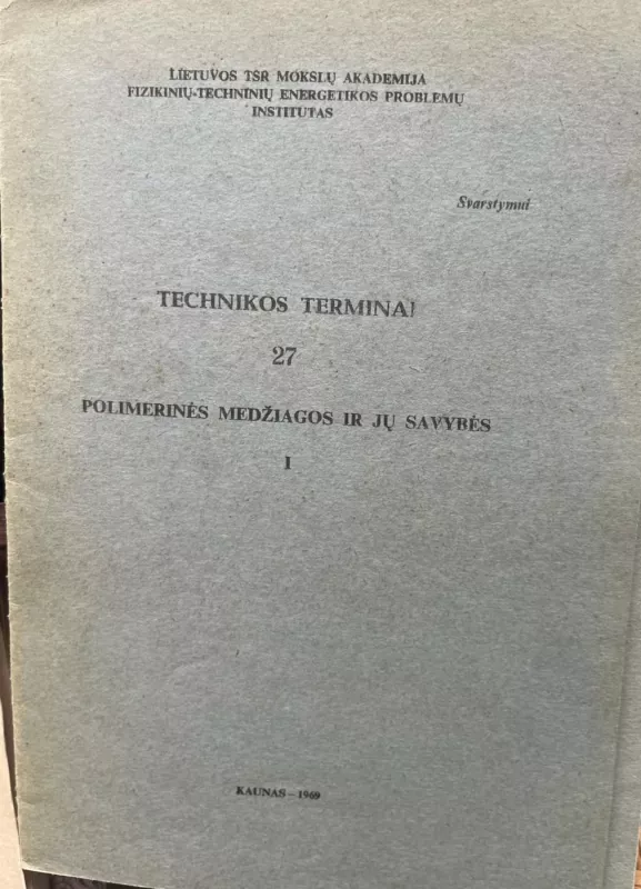 Technikos terminai - Autorių Kolektyvas, knyga 3