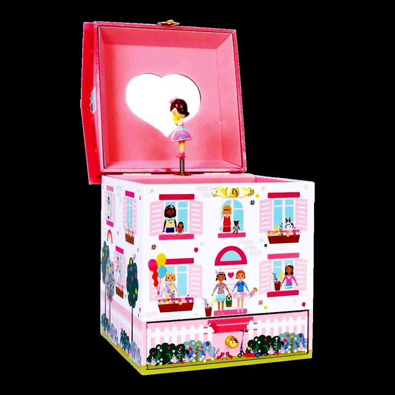 Muzikinė papuošalų dėžutė "Lėlių namelis", 3+ - , stalo žaidimas 4