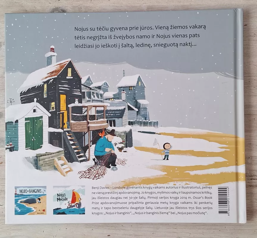 Nojus ir banginis žiemą - Benji Davies, knyga 3