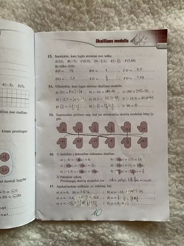 Matematika tau plius pratybų sąsiuvinis 7 klasei (I dalis) - Kornelija Intienė, Vida Maškauskaitė, Žydrūnė Stundžienė, Virginija Viniautienė, Vladas Virkus ir Valdas Vanagas , knyga 4
