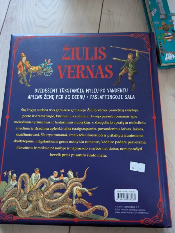Žiulis Vernas. Adaptuota klasika vaikams - Žiulis Vernas, knyga 3
