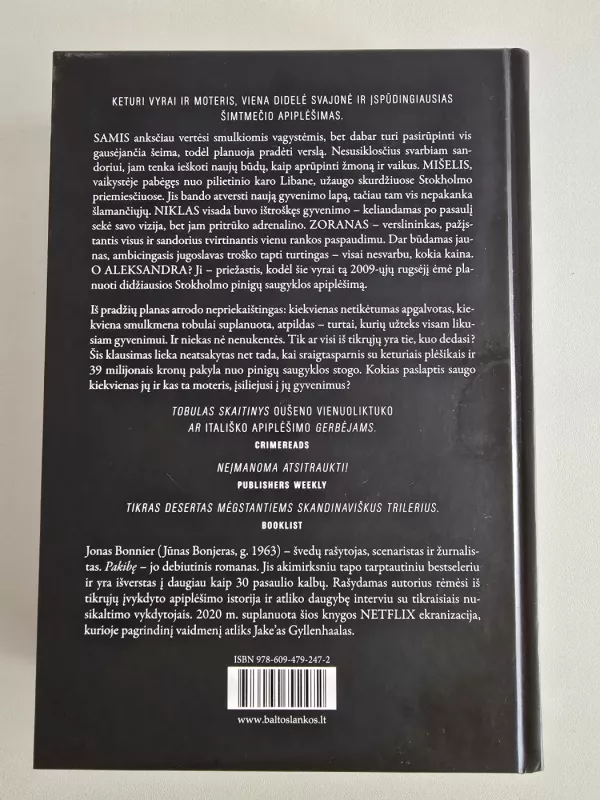 Pakibę - Jonas Bonnier, knyga 3