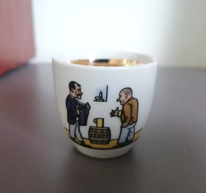 Vintažinis Porcelianinis Šveiko kiaušinių/gėrimo puodelis, Haas & Czjzek Chodov 1960-ieji - , namai ir interjeras 2