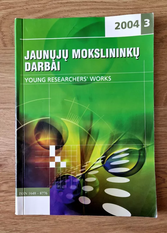 Jaunųjų mokslininkų darbai - Autotių kolektyvas, knyga 2
