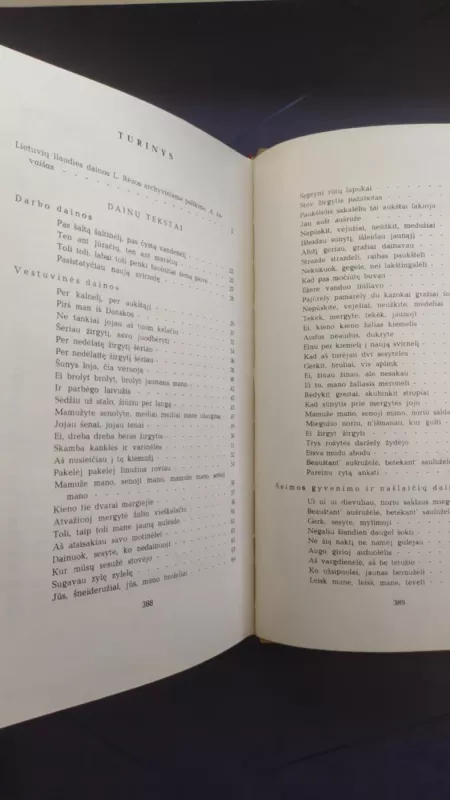 Lietuvių liaudies dainos II d. - Liudvikas Rėza, knyga 3