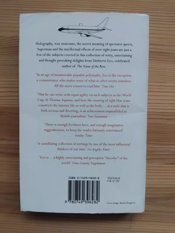 Faith In Fakes: Travels in Hyperreality - Umberto Eco, knyga 3