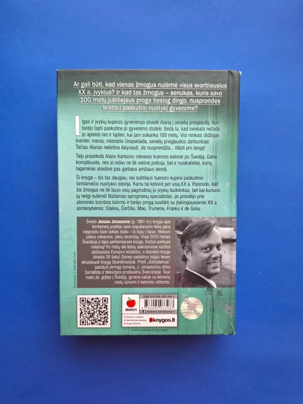 Šimtametis, kuris išlipo pro langą ir dingo - Jonas Jonasson, knyga 3