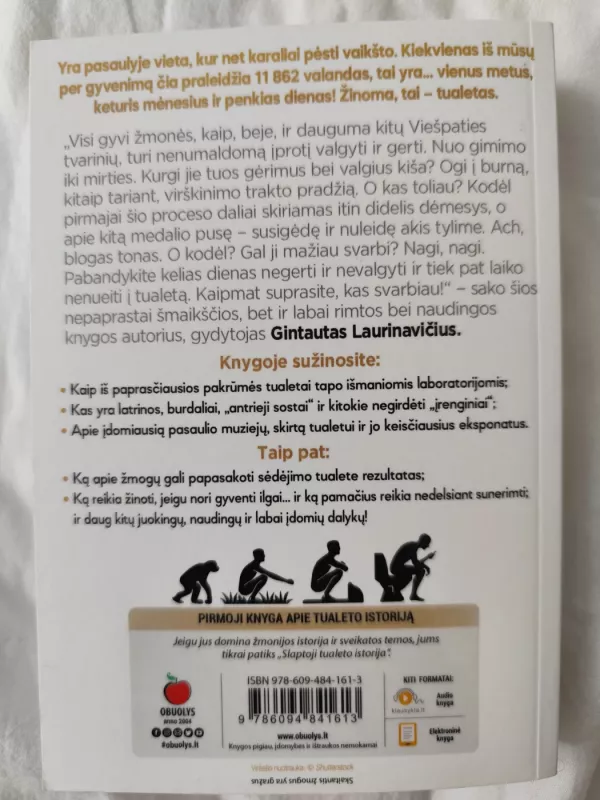 Slaptoji tualeto istorija - Gintautas Laurinavičius, knyga 3