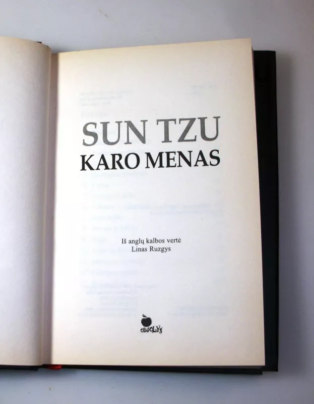 Karo menas - Sun Tzu, knyga 5