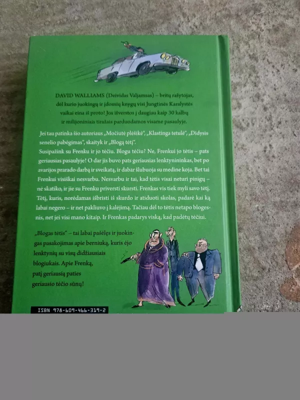 Blogas tėtis - David Walliams, knyga 3