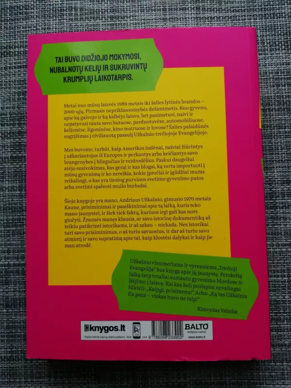 Trečioji evangelija: griūtis ir laisvė - Andrius Užkalnis, knyga 3