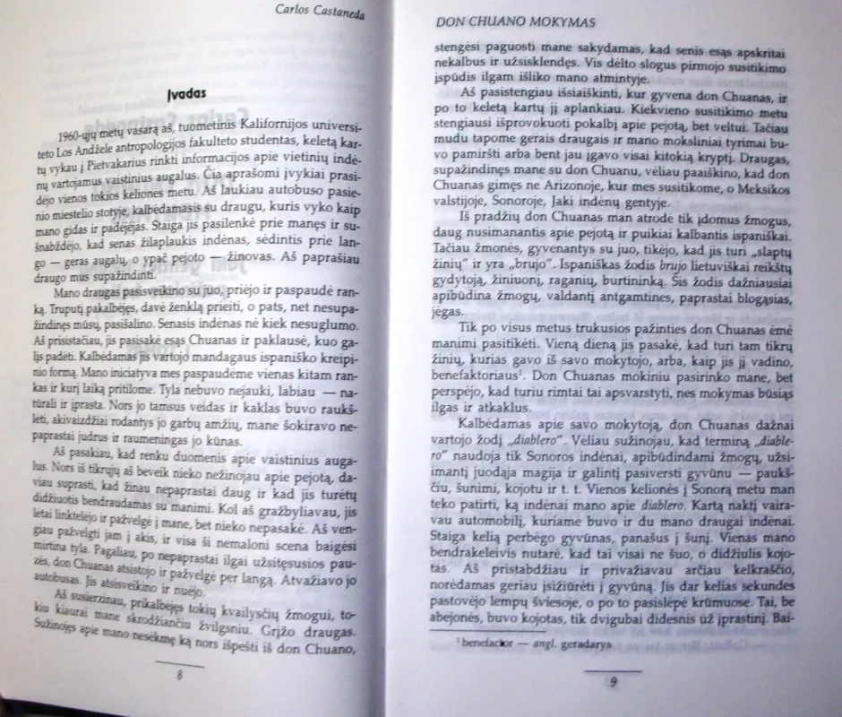 Dono Chuano mokymas. Kita tikrovė (I, II tomai) - Carlos Castaneda, knyga 6