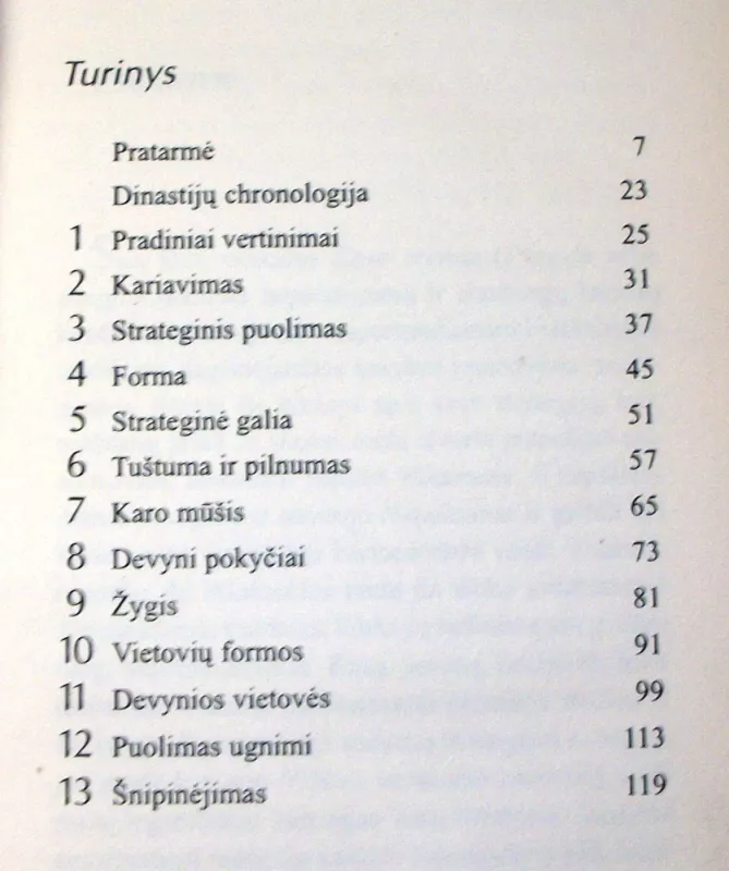 Karo menas - Sun Tzu, knyga 6