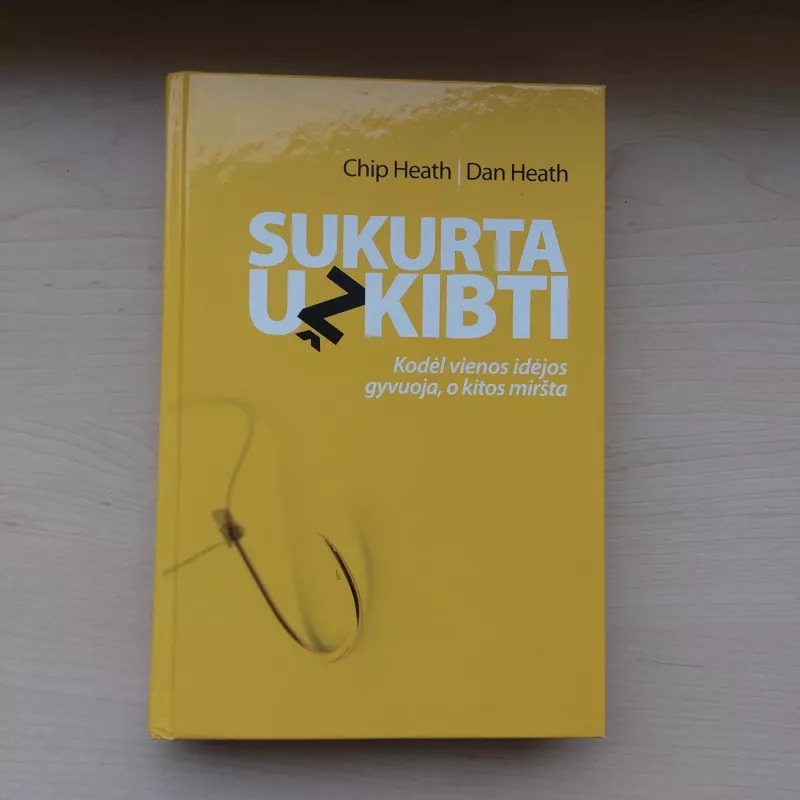 Sukurta užkibti - Dan Heath, Chip  Heath, knyga 2