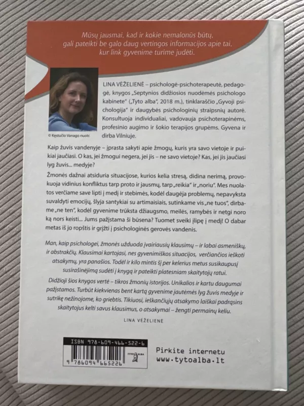Žuvis medyje. Psichologo atsakymai į gyvenimo klausimus - Lina Vėželienė, knyga 2